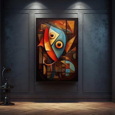 Cubism Fish Painting